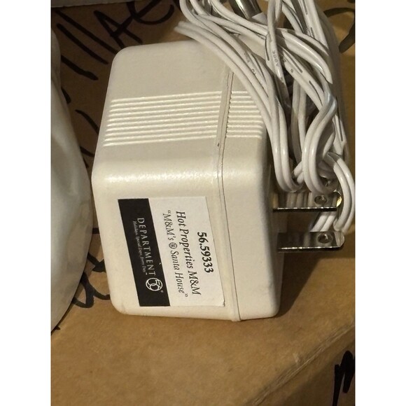 M&M’s Dept 56 Lighted Santa House NIB Hard To Find Christmas Decor Village - Picture 9 of 16